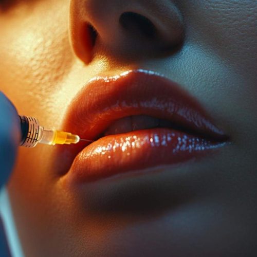 Tratamiento de medicina estética de aumento de labios